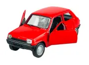 WELLY OLD TIMER RENAULT 5 RED 1:34 DIE CAST METAL MODEL NEW IN BOX