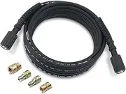 [Kärcher] 25' High Pressure Replacement/Extension Hose for Pressure Washers - 3600 PSI - Adapters Included - Quick Connect/M22