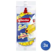 3x Vileda Supermop Soft Boom Red, Yellow