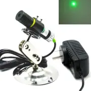 Locator Dot 532nm 50mW Green Laser Diode Module 5V Adapter 18mm Holder