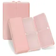 Daily Pill Organizer,7 Compartments Portable Travel Pill Case [Folding Design...