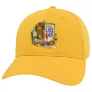 Colt 45 Spicoli Vintage Embroidered Florals Adjustable Hat Gold