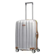 Samsonite Lite-Cube Deluxe 55cm Suitcase Aluminium