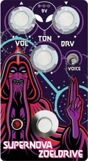 Interstellar Audio Machine Supernova Zoeldrive Overdrive/Boost FX Pedal