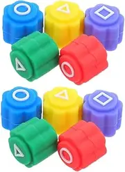 10pcs Gravel Sieve Game Challenge Play Game Hand Eye Coordination Training Stones Korean Stone Catching Hand Eye Coordination Training PVC