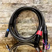 在飛比找蝦皮購物優惠-分期免運 3.5mm 雙XLR 公 Y cable 1.8M