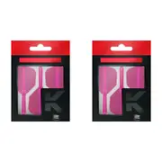 6pc Target K-Flex No 6 Dart Flight & Shaft Medium 33mm - Neon Pink