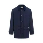 [Marni] Marni-Light Navy-Blue Cotton Coat-Uomo 50 IT