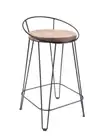 Bar stool for home bar, counter stool chair modern, no assembly required