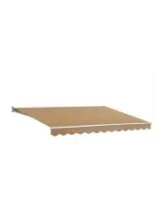 [Instahut] Retractable Folding Arm Awning Motorised Sunshade 4x3m in Beige