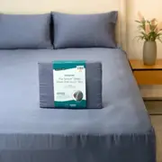 Protect-A-Bed Signature Tencel Tailored Neverslip Sheet Set - Indigo - Double