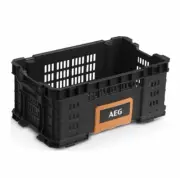 AEG Quickstack Metal Handle Crate - Stackable with AEG Tool Boxes AEGPROCR
