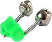 100Pcs Fishing Rod Bite Alarms, Tackle Loud Dual Alert Bells Fishing Rod Bite Alarm Bell, Special Double Bell the Signal is Crisp and Loud, Accurate