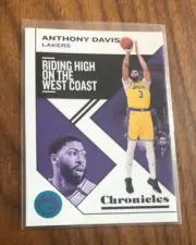 2019-20 Chronicles ANTHONY DAVIS #16 Teal SP Parallel Card