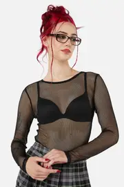 Unsolved Fishnet Top