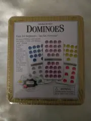 Cardinal Collectors Dominoes 4 Train Double 15 Jumbo Color Dots Set Mexican 1996