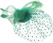 [MUSISALY] Secure Fit Mesh Veil Hat Bird Headpiece Flower Fascinator for Bridal Tea Party Party Hat Hair Clip