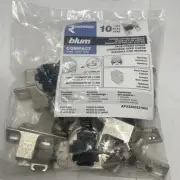 10-Pack! Blum 105-Degree 1/2" Overlay Concealed Soft Close Nickel Cabinet Hinge