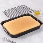 Non-Stick Baking Tray with Rack Multi-Function Carbon Steel Roaster Dishwasher S