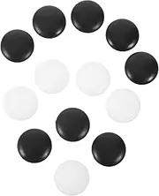 BCOATH Go Chess Stones Set 360pcs Resin Game Pieces Flat Chess Piece Set Chess Lovers and Family Fun
