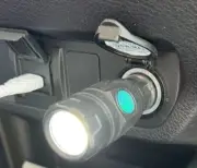 Compact Mini Super Bright Led Flashlight Car Cigarette Lighter Rechargeable 12V