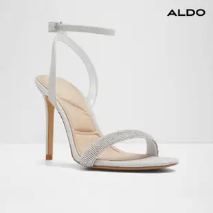 【ALDO】PERLEA-時尚一字帶涼跟鞋-女鞋(銀色)