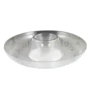 MARYLAND PLASTICS MPI31706 Crystalware Clear Plastic Sombrero Chip & Dip Tray 12