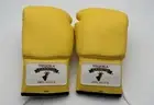 Brand New 14oz Yellow Boxing Gloves Tequila Cabrito Agave Goat Design Rare Promo