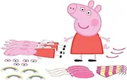 Amscan Peppa Pig Confetti Party Craft Decorating Kit (Pack of 4)
