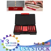 15pcs Aluminum Precision Setup Blocks Height Gauge Set for Router Woodworking US