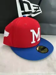 7 1/2 Myfitteds X New Era Milwaukee Brewers M Mario Luigi Buffalo Exclusive Red