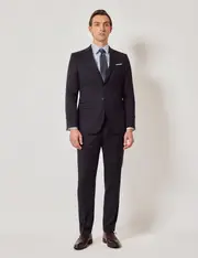 Hawes & Curtis Navy Italian Wool Slim Fit Suit | 1913 Collection Size: One Size
