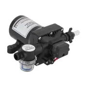 24V RV Water Pump, Automatic On-Demand Diaphragm Pump with Pressure Switch Bo...