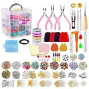 Jewelry Making Supplies DIY with Beads Findings Jewellery Pliers Wire