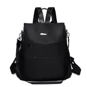 Women Nylon Waterproof Large Capacity Pure Handbag Backpack