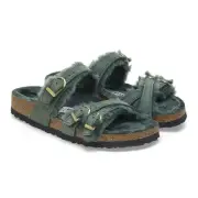 Birkenstock Franca Shearling Women's Thyme Sandals 7N (38 EU)