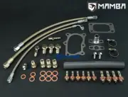 For Nissan RB25DET Skyline R32 R33 HKS GT2510 2510 Kai 56T Turbo Install Kit
