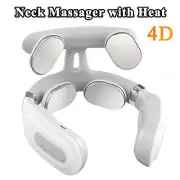 Neck Massager with Heat Kneading Shiatsu Pulse Beating Automatic Massage A3F6