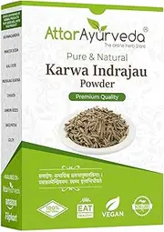 Attar Ayurveda Karva Indrajau - Indrajav - Holarrhena Pubescens Free from Additives, Chemicals, or Preservatives Boost Immunity 100gm (Powder)