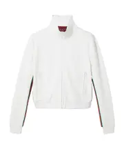 Gucci Jersey Drill Zip-Up Jacket S,XS,L off white