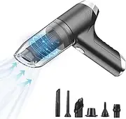 Namolit Handheld Vacuum Cordless 6500Pa Strong Suction 3 in 1 Dust Buster Air Blower and Hand Pump Vacuum Cleaner 120W High Power Wet and Dry Portable Cleaner Rechargeable Hand Held Vacuum Cleaner