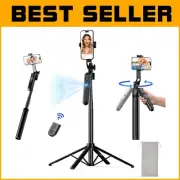Extendable Auto Face Tracking Tripod with Removable Remote & Bag - Black