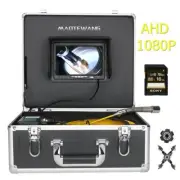 7" Inch Monitor 20/30/40/50M Pipe Inspection Video Camera DVR Drain Sewer System