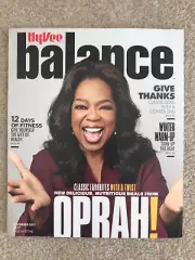 HyVee Balance Magazine Oprah Winfrey November 2017 Fitness Nutritious Meals New