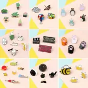 Cat Bee Star Cartoon Brooches Women Fashion Garments Handcraft Lapel Pins Brooch