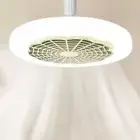 E27 Base Modern LED Ceiling Fan Remote Control Light Bulb Fan with Socket Timing