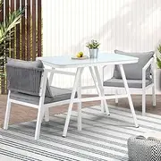 Livsip Outdoor Dining Set 3pcs with Table and 2 Chairs Outdoor Furniture