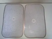 Formica Terrazzo “Look” Rose Gold Retro Countertop 18” NEW-Melamine Tray Set (2)