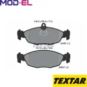 BRAKE PAD SET DISC BRAKE 2448701 FOR JAGUAR XJ XK/Convertible DAIMLER 4.0L XJ