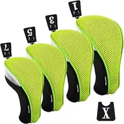Andux Golf Driver Wood Head Covers 460cc Driver Pack of 4